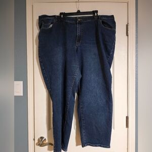 Catherines Right Fit Women's Jeans, Size 28W, Stretch Moderately Curvy